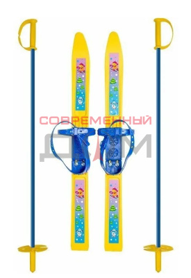 Лыжи детские Олимпик-спорт Мишки в сетке